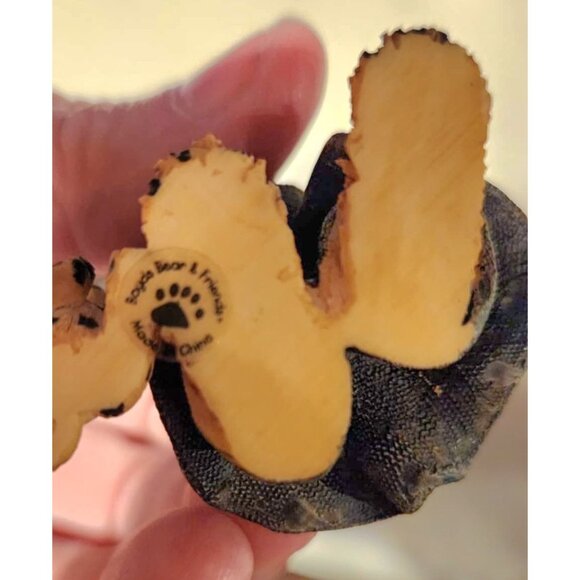 Boyds Bear & Friends Resin Bear Figurine Trio Set With Ribbons Ornaments - Picture 4 of 6